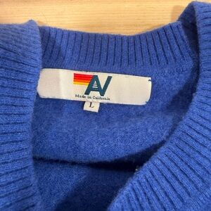 Aviator Nation Royal Blue Crewneck Sweater - Men’s